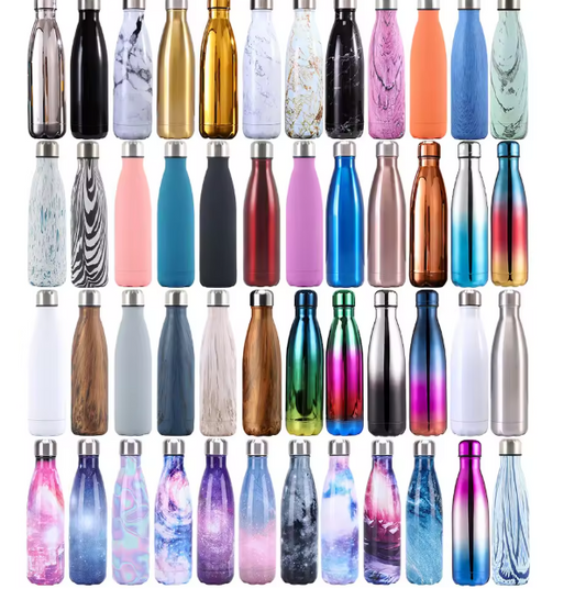 17 oz Eco Friendly Double Wall Stainless Steel Vacuum Insulated Bpa Free 500ml Thermal Camping Drinking Water Bottle